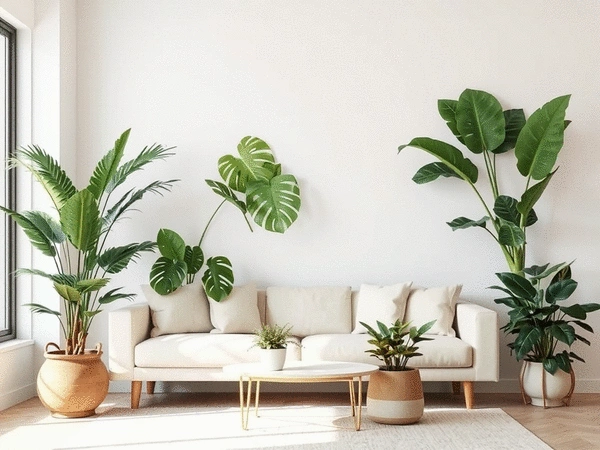 Biophilic design w domu: jak łączyć palmy, monstery i fikusy z nowoczesnym wystrojem