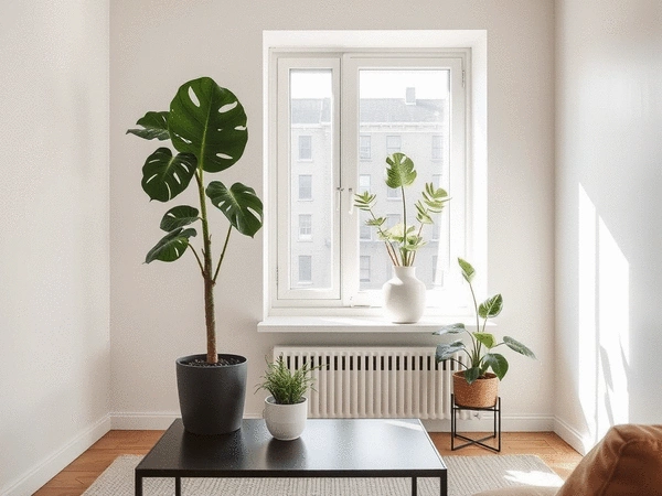 Minimalizm czy dżungla miejska? Jak dobrać liczbę i rozmiar roślin do małego mieszkania