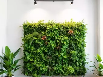 Zielona ściana w domu: systemy, rośliny i koszty wykonania living wall krok po kroku